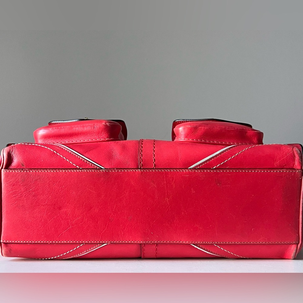 Coach Limited Edition 2006 Daphne Top Handle Satchel - Watermelon Leather - Picture 13 of 16
